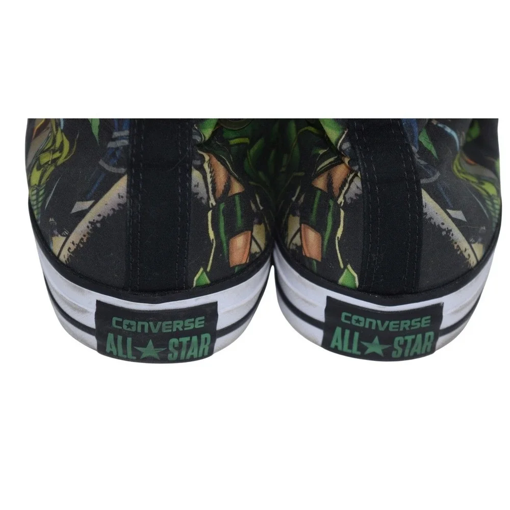 Converse Chuck Taylor‎ All Star Mens 9 Green Arrow DC Comics High Top NWOT - Picture 6 of 13